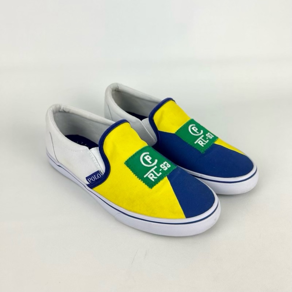 Polo Ralph Lauren Landyn Boys Casual Slip On Sneakers 6